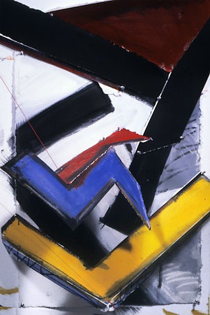 View of an artwork in mixed media by artist Tanya Kovaleski