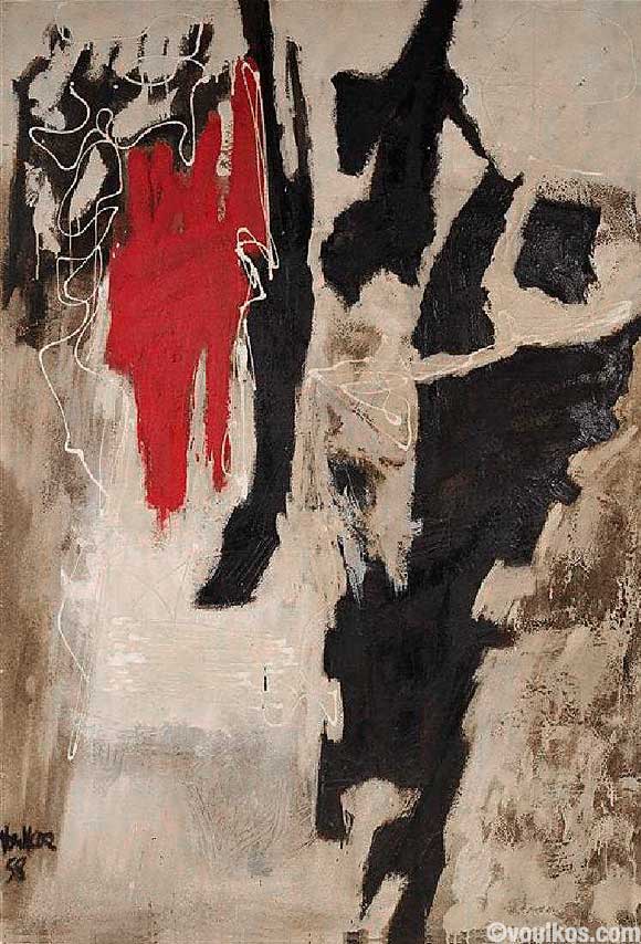 Voulkos painting